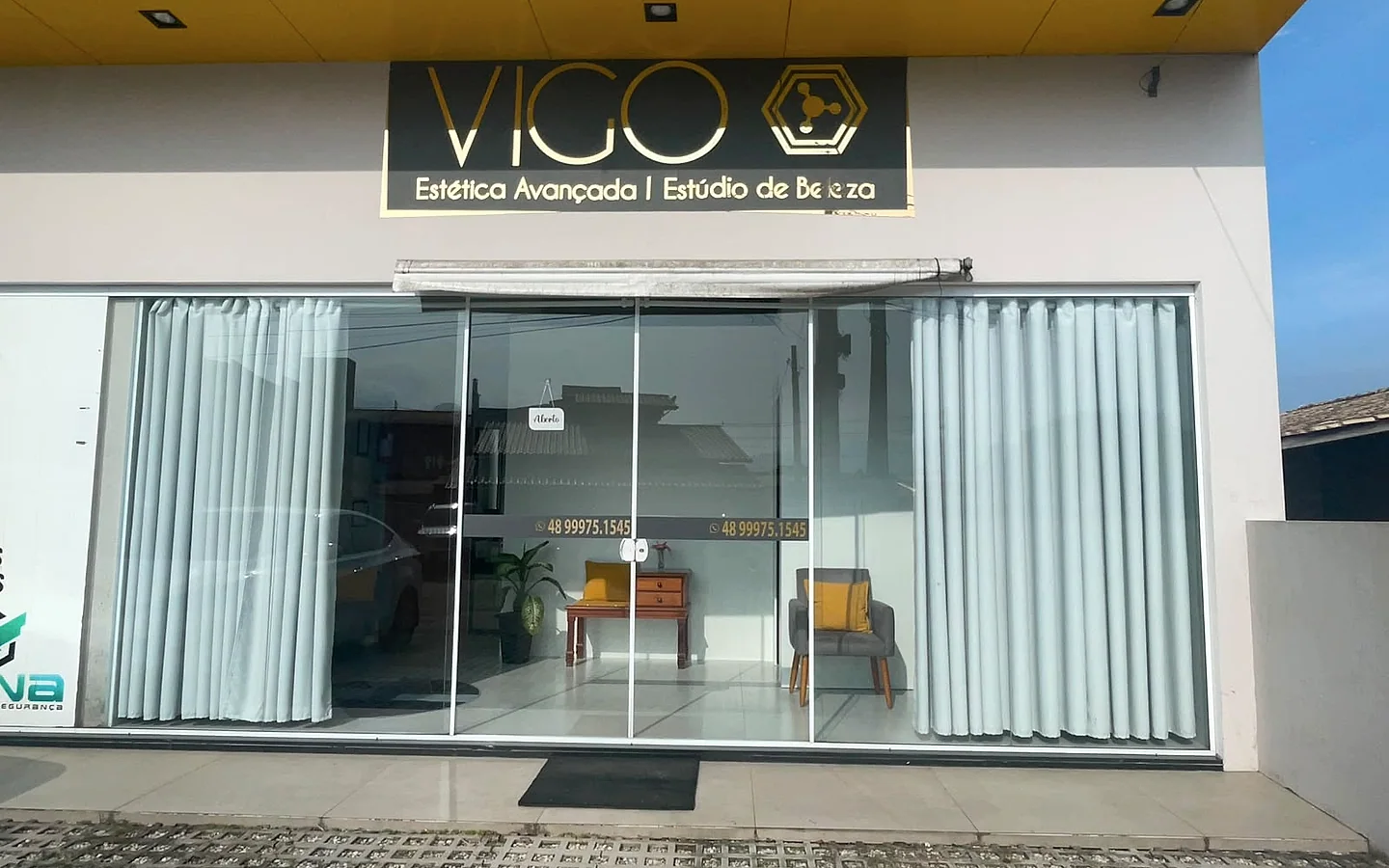 Fachada da VIGO Estética Avançada em Campo Duna